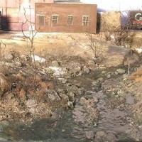 Wide view of New River
