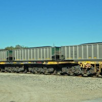 24 wheel flat car