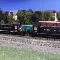 B-W Rock Island Switchers on RI's Kellar Branch in Peoria