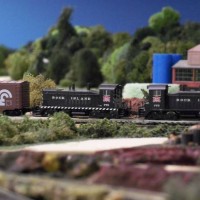 B-W RI Switchers Cross the Diamond at Iowa Jct
