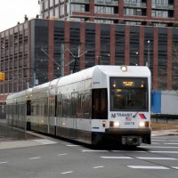 Hudson Bergen Light Rail Crossing Greene St, Jersey City, NJ