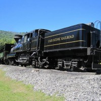 CSRR Shay #11 rests at Whittaker Station