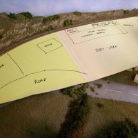 Cut Out Track and Mark Building Locations