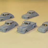 47 Chevy, 41 Buick, 42 Buick, 50 Chevy PU, 48 Stude