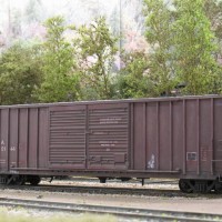 weathered boxcar