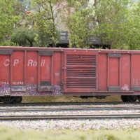 weathered boxcar