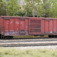 weathered boxcar