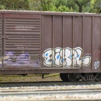 weathered boxcar