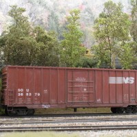 weathered boxcar