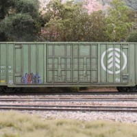 weathered boxcar