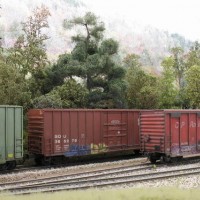 weathered boxcar