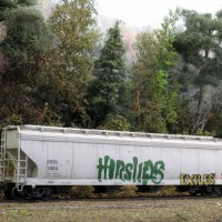 weathered freight cars - April 2011