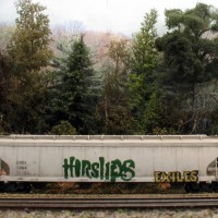 weathered freight cars - April 2011