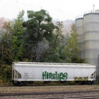 weathered freight cars - April 2011