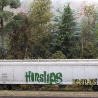 weathered freight cars - April 2011