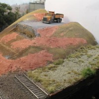 Adding grass and roadway to a scene