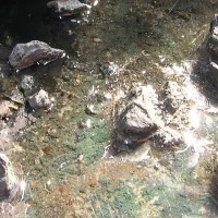 Closer view of the riverbed