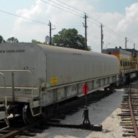 Empty Coiled Steel Cars