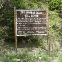 Moffat Road Sign