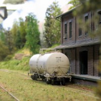 Freight house scenery complete