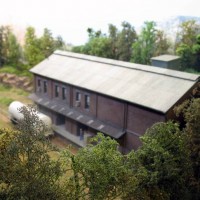Freight house scenery complete