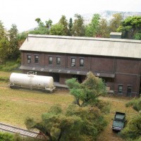 Freight house scenery complete