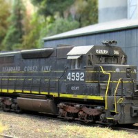 CSX SD35 detailled and weathered