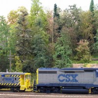 CSX GP30 and caboose