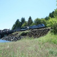 Amtrak #14 at Hampton  7-4-2011