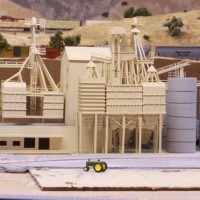 J S West Mill Scratchbuild n scale progress 7-10-2011