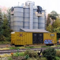 TTX boxcar and graffiti