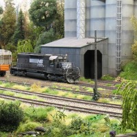 Norfolk Southern SD40-2 in the West Yard