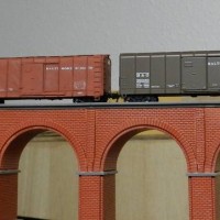 B&O Wagon Top Box Cars compared