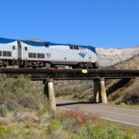 Amtrak at DeBeque