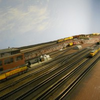 Union Pacific Hump Yard at Hinkle, Oregon on the Canyon Mountain N-gineers