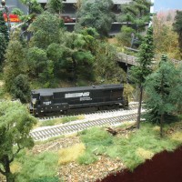 First working train and more scenery