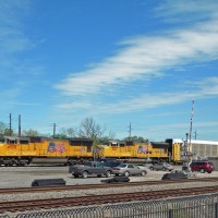 UP Auto Rack Train