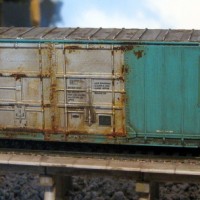 Custom Weathered 86' Autoparts Boxcar