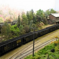 CSX coal hoppers