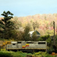 Scenic work in the East Yard