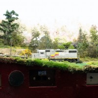 Scenic work in the East Yard