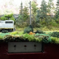 Scenic work in the East Yard