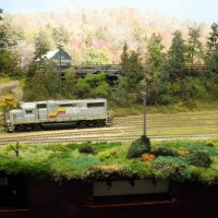 Scenic work in the East Yard