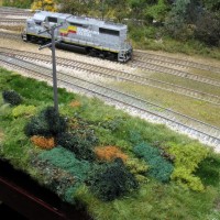 Scenic work in the East Yard
