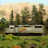 Scenic work in the East Yard