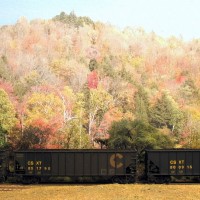 Scenic work in the East Yard