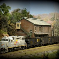 Scenic work in the East Yard