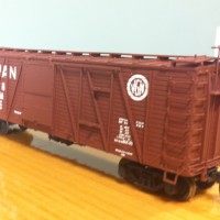 Finished Virginian Boxcar, F&C Kit