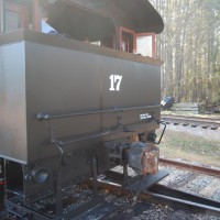 Rear shot showing diesel tank