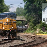 CSXT 5203 Bellfontaine, OH 8/2/08